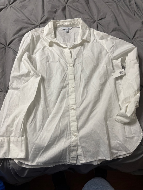 Old Navy Tops - Old Navy Women’s White Button-Front Dress Shirt